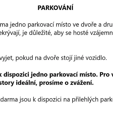 Domeček U Zámeckého Parku *