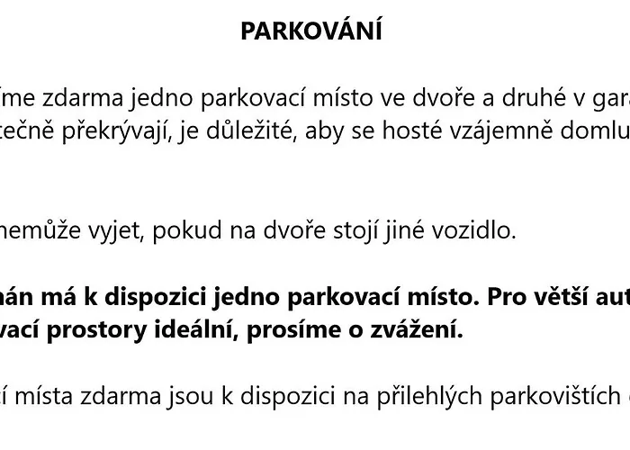 Domeček U Zámeckého Parku *
